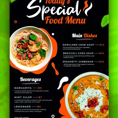 Menu Card